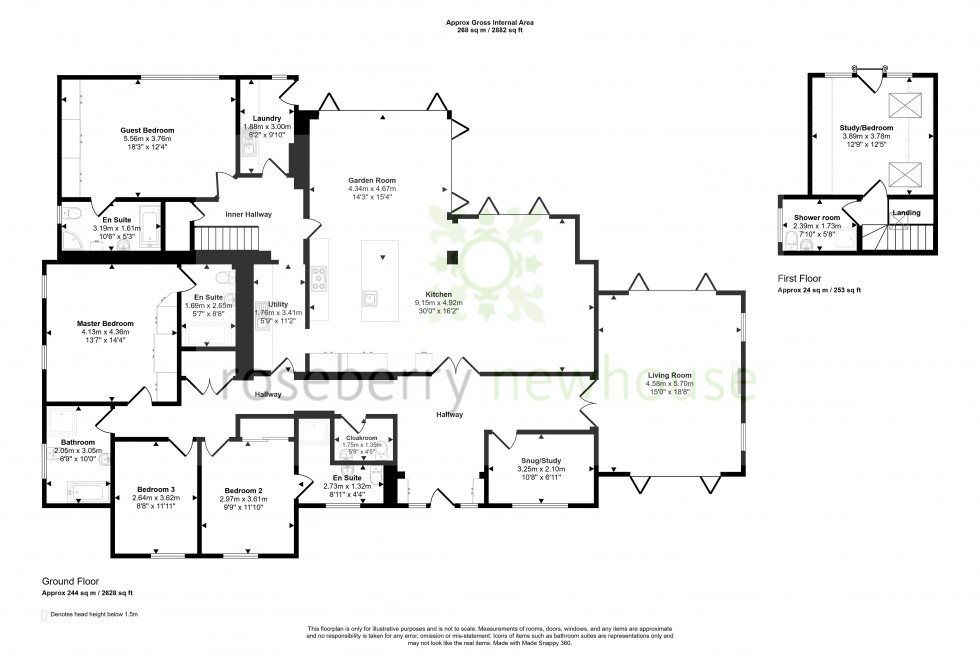 Floorplan for Hilton, Yarm