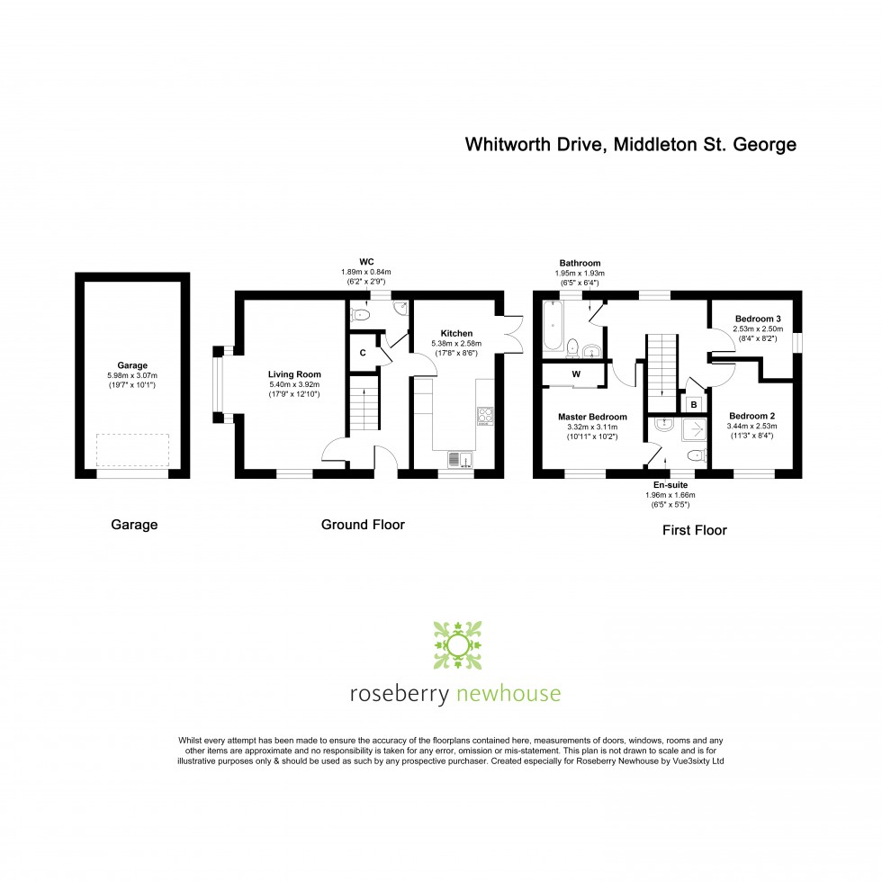 Floorplan for Middleton St. George, Darlington, Durham