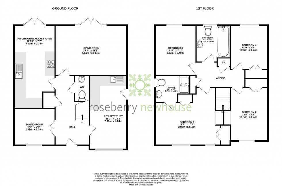 Floorplan for Stokesley, Middlesbrough