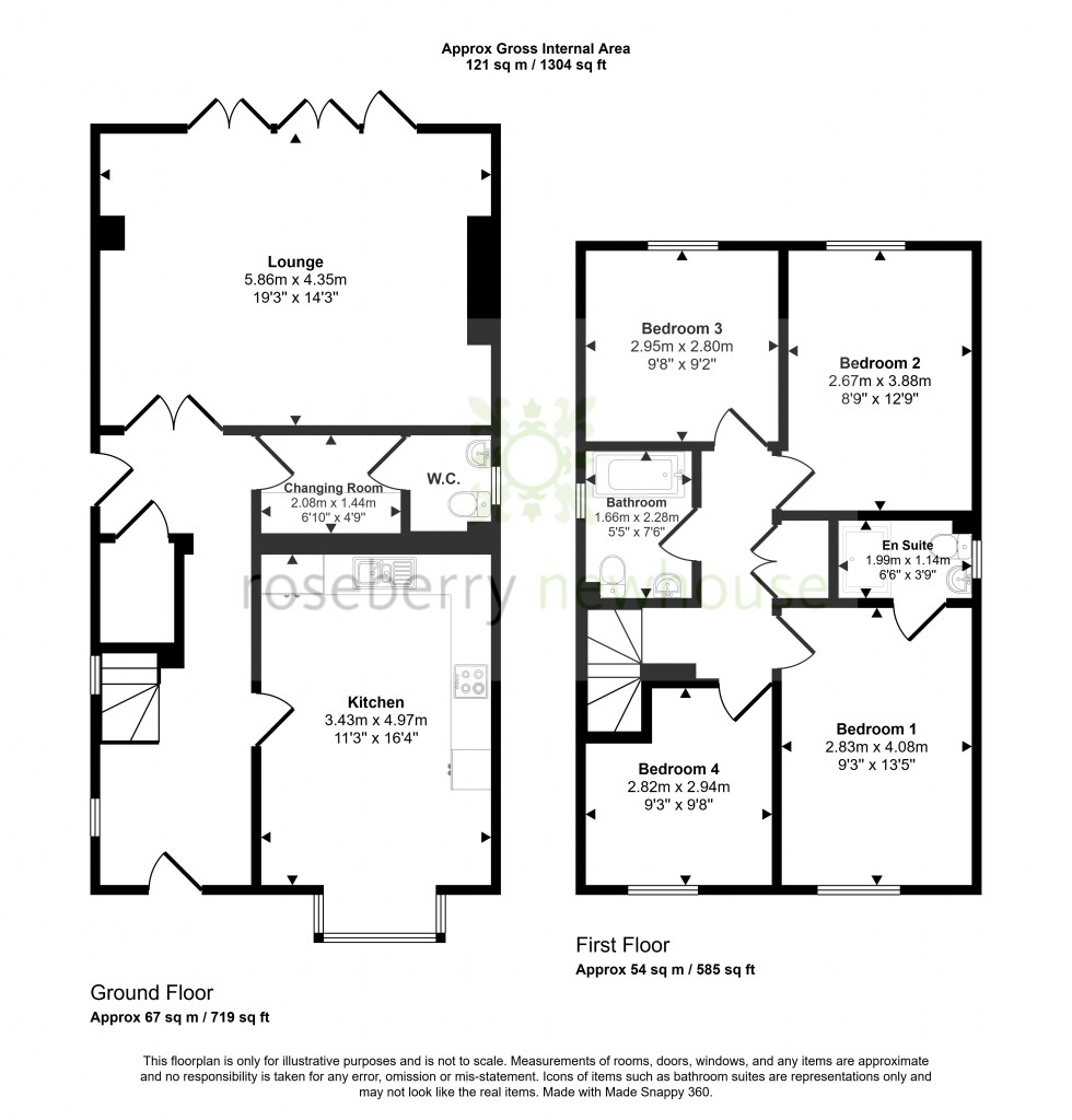 Floorplan for Stokesley, Middlesbrough