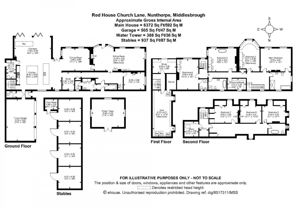 Floorplan for Nunthorpe, North Yorkshire