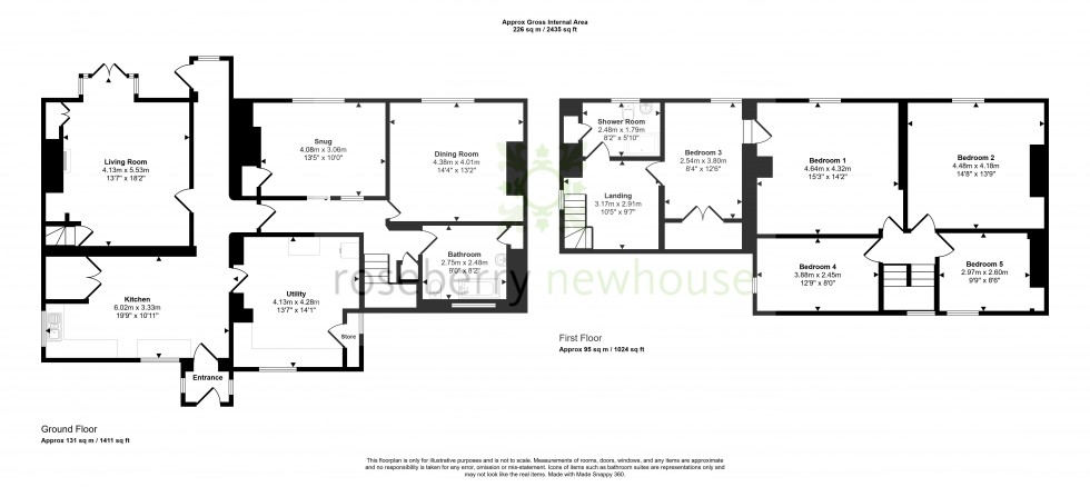 Floorplan for Guisborough, North Yorkshire