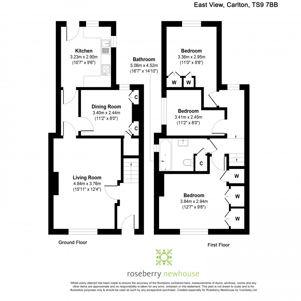 Floorplan for Middlesbrough, Carlton-in-Cleveland