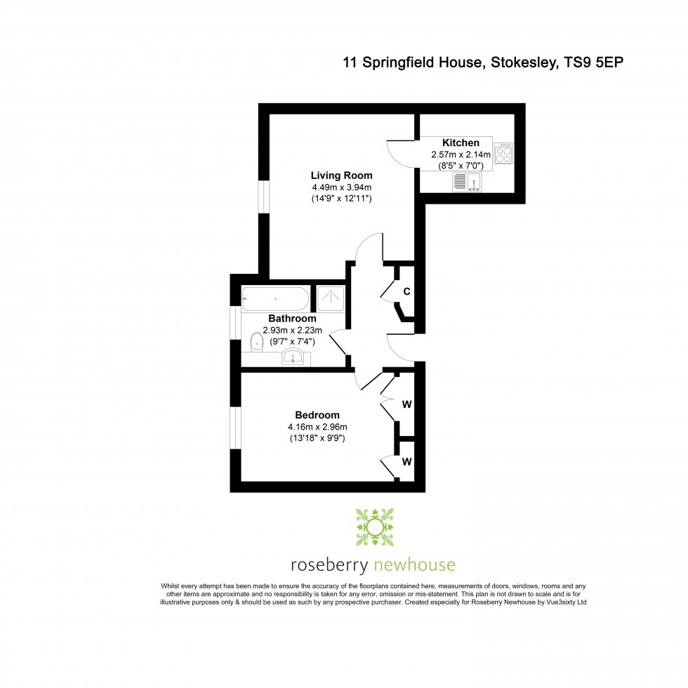 Floorplan for Stokesley, Middlesbrough