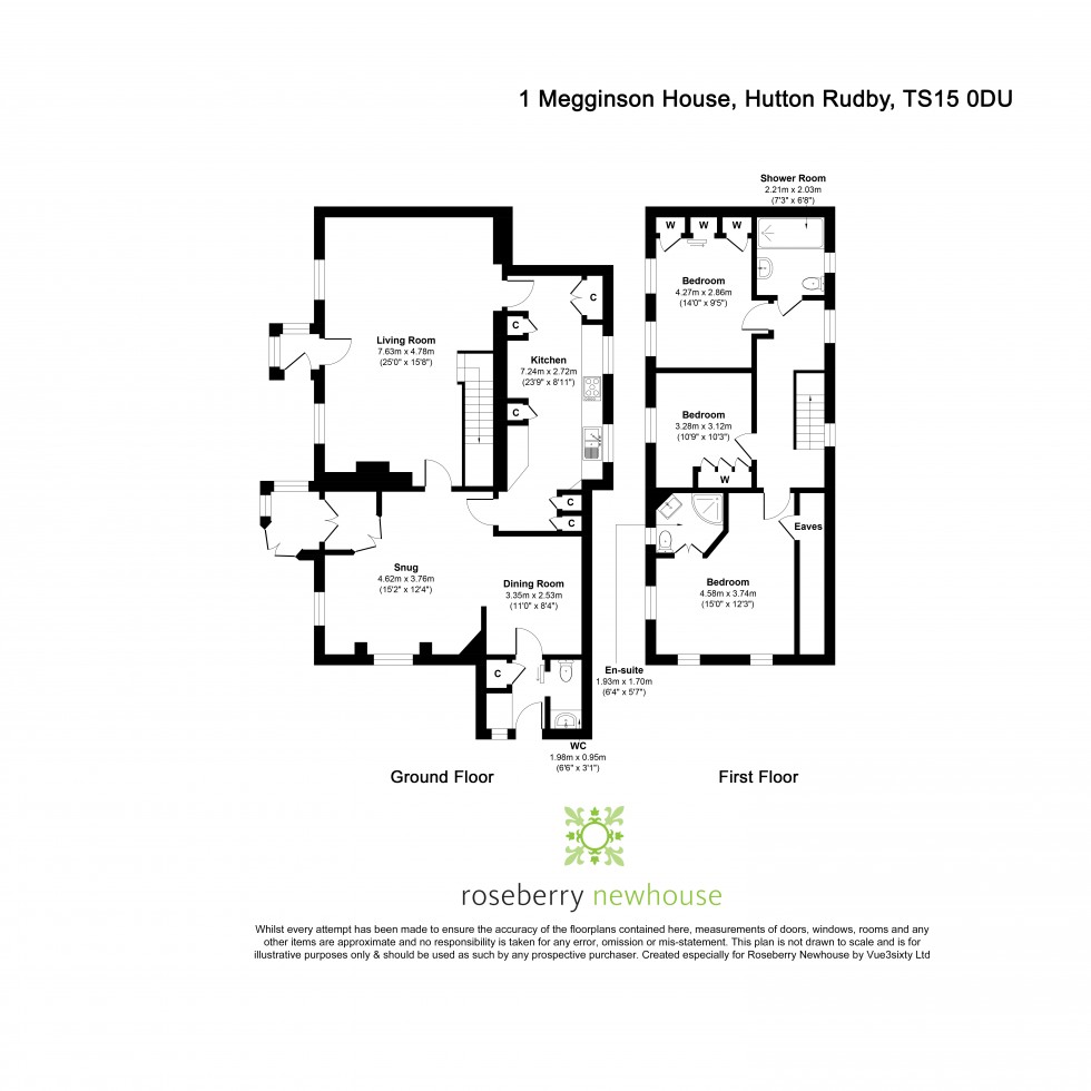 Floorplan for Garbutts Lane, Hutton Rudby