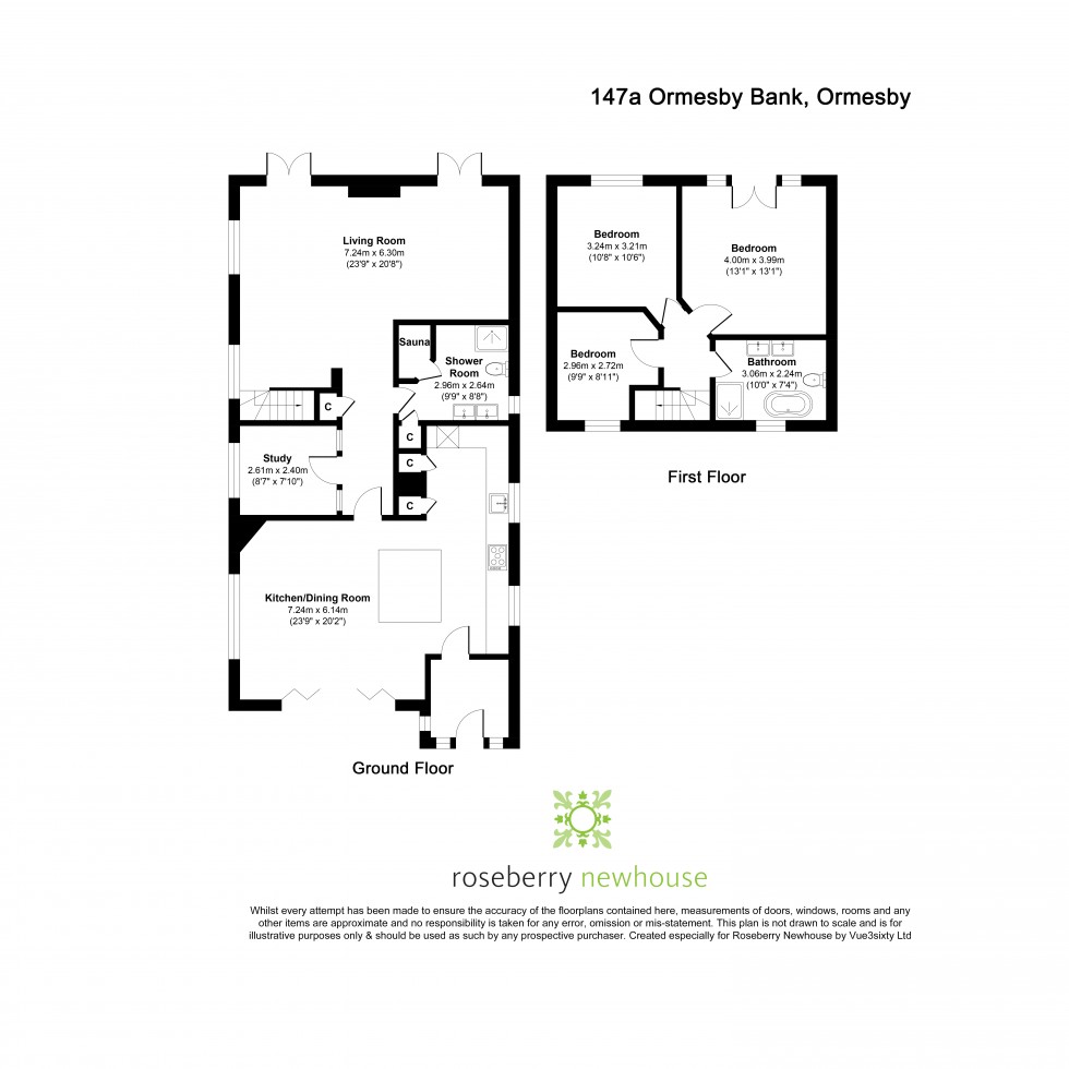 Floorplan for Ormesby, Middlesbrough, North Yorkshire