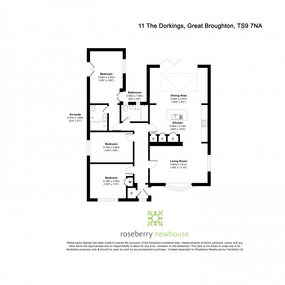 Floorplan for Great Broughton, Middlesbrough