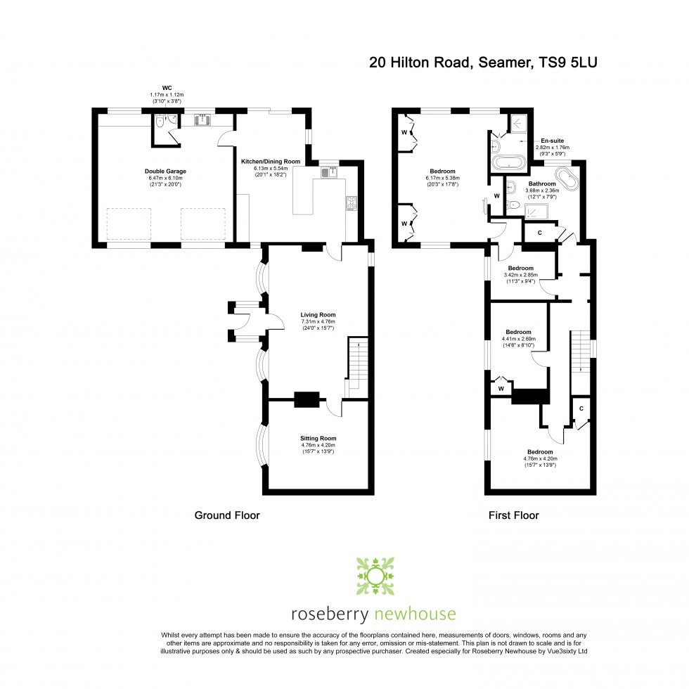 Floorplan for Seamer, Middlesbrough