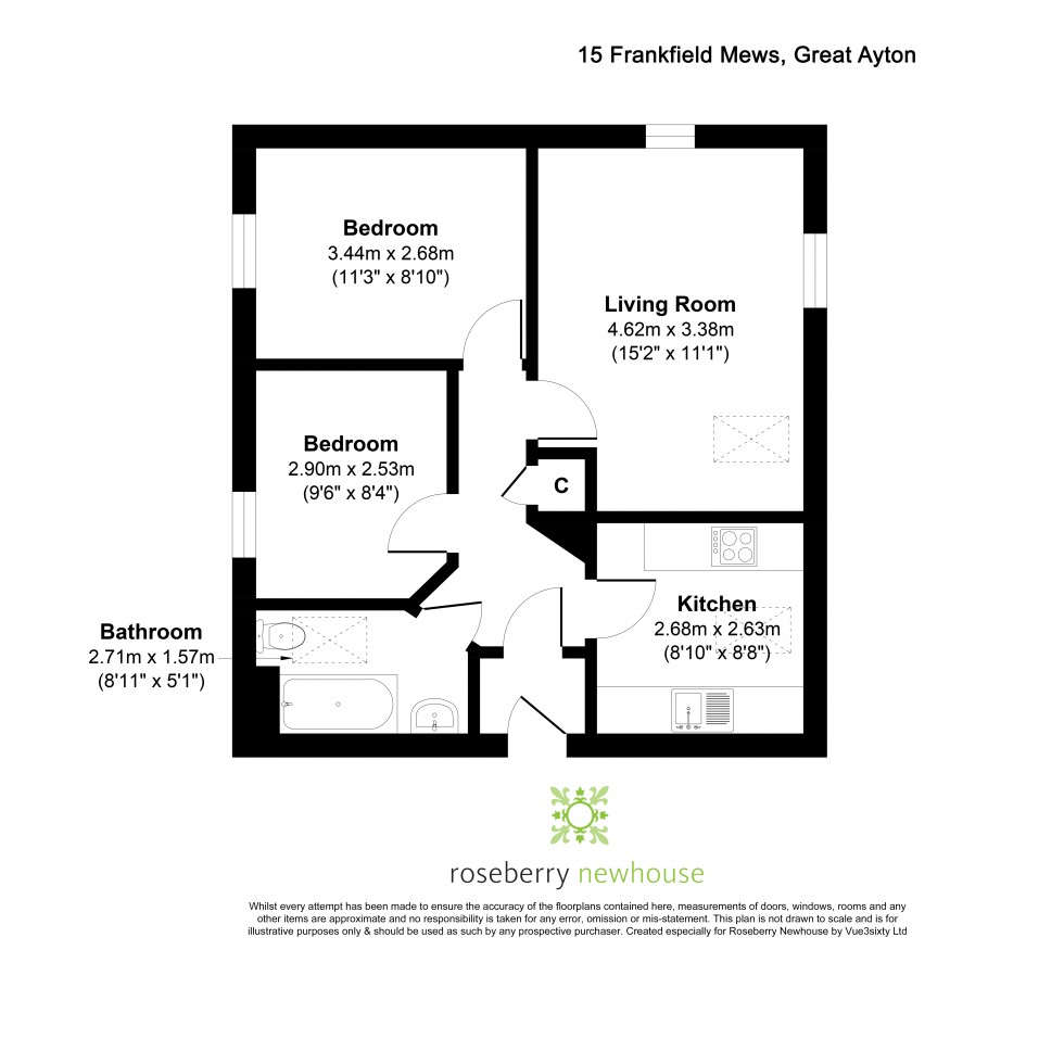 Floorplan for Great Ayton, Middlesbrough, North Yorkshire