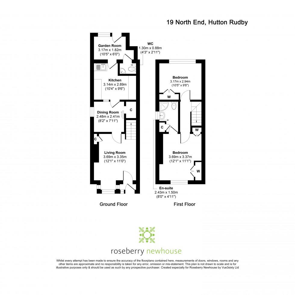 Floorplan for Hutton Rudby, Yarm, North Yorkshire