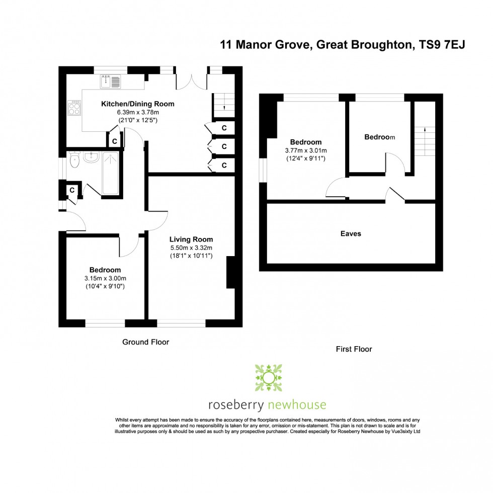 Floorplan for Great Broughton, Middlesbrough, North Yorkshire