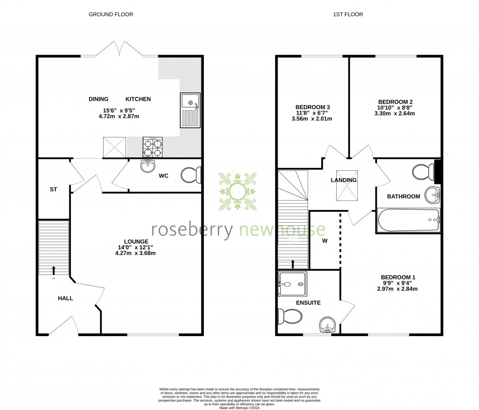 Floorplan for Stokesley, Middlesbrough, North Yorkshire