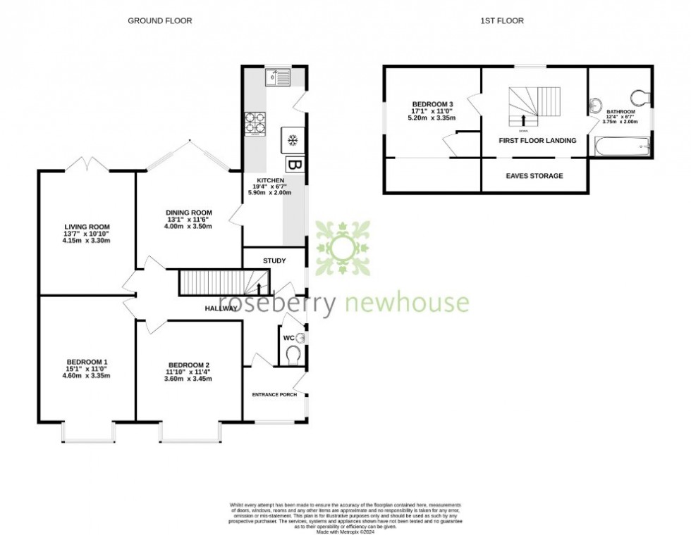 Floorplan for Eston, Middlesbrough, North Yorkshire