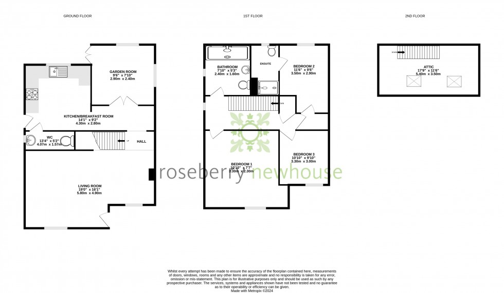 Floorplan for Coulby Newham, North Yorkshire