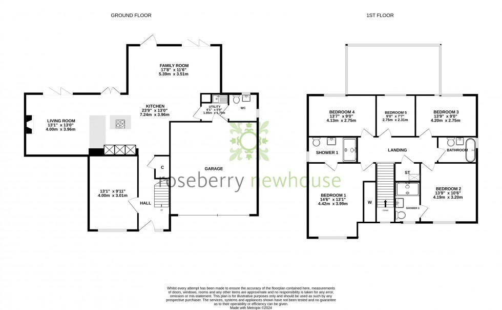 Floorplan for Marton-in-Cleveland, Middlesbrough, North Yorkshire