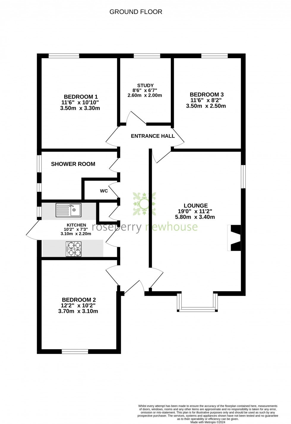 Floorplan for Marton-in-Cleveland, Middlesbrough, North Yorkshire