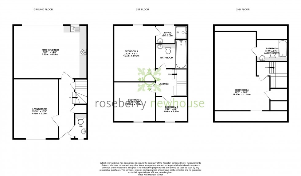 Floorplan for Stokesley, Middlesbrough