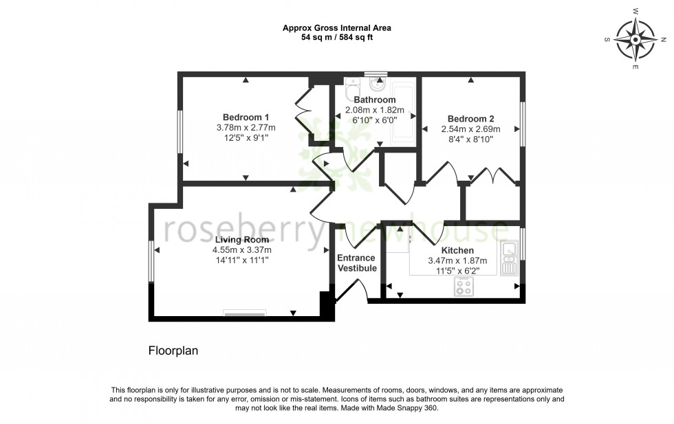 Floorplan for Stokesley, Middlesbrough, North Yorkshire