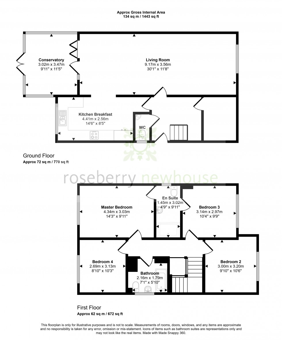 Floorplan for Hutton Rudby, Yarm, North Yorkshire