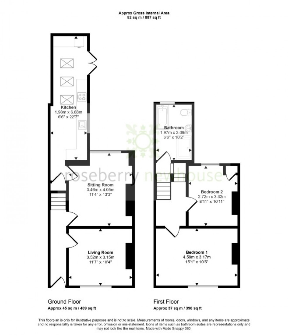 Floorplan for Great Ayton, Middlesbrough, North Yorkshire