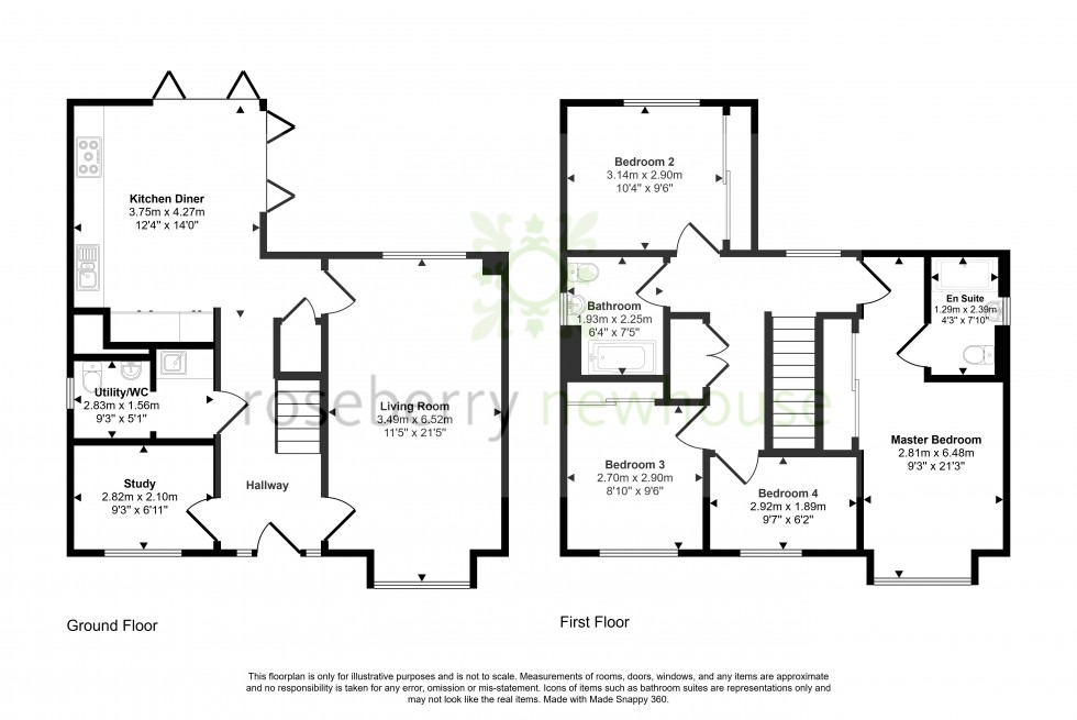 Floorplan for Marton-in-Cleveland, Middlesbrough, North Yorkshire