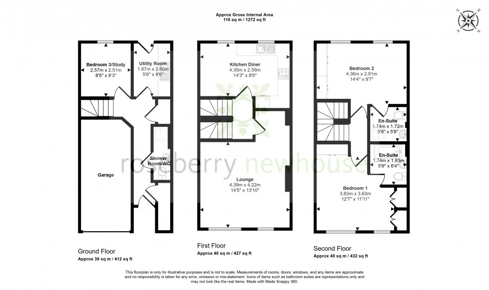 Floorplan for Stockton-on-Tees, Durham