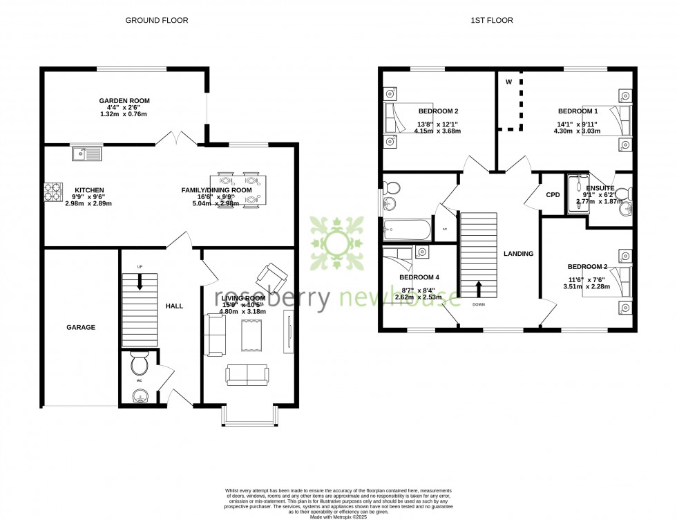 Floorplan for Stokesley, Middlesbrough, North Yorkshire