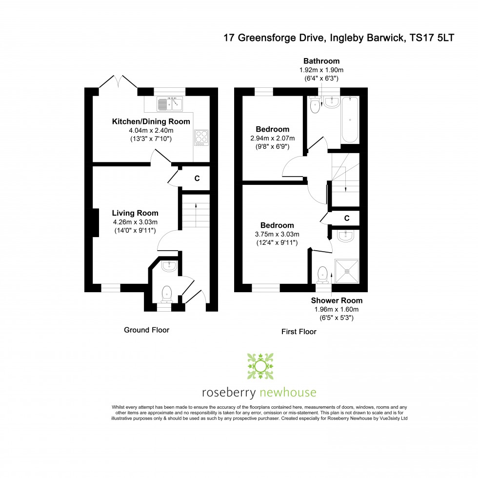 Floorplan for Ingleby Barwick, Thornaby