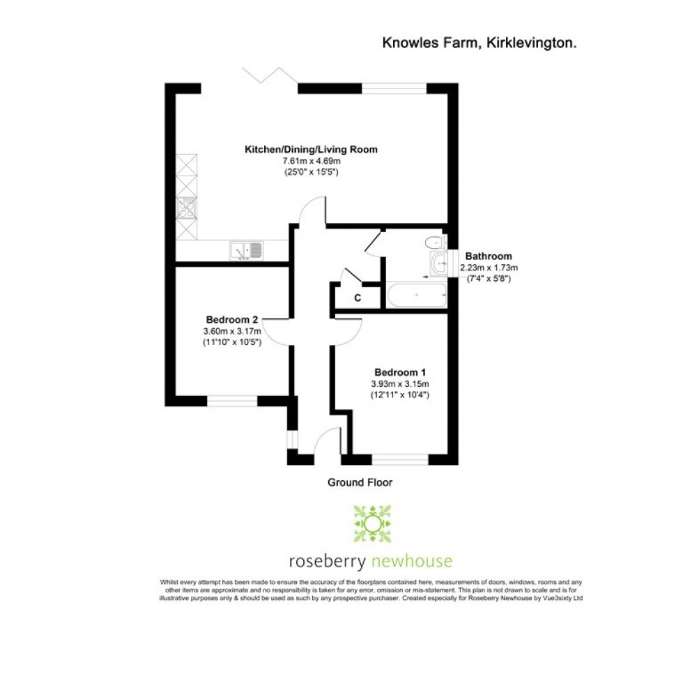 Floorplan for Kirklevington, Yarm