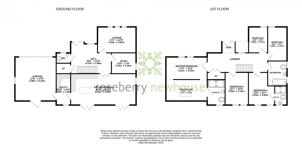 Floorplan for Great Lumley, Chester Le Street, Durham