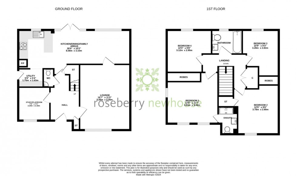 Floorplan for Yarm, Durham