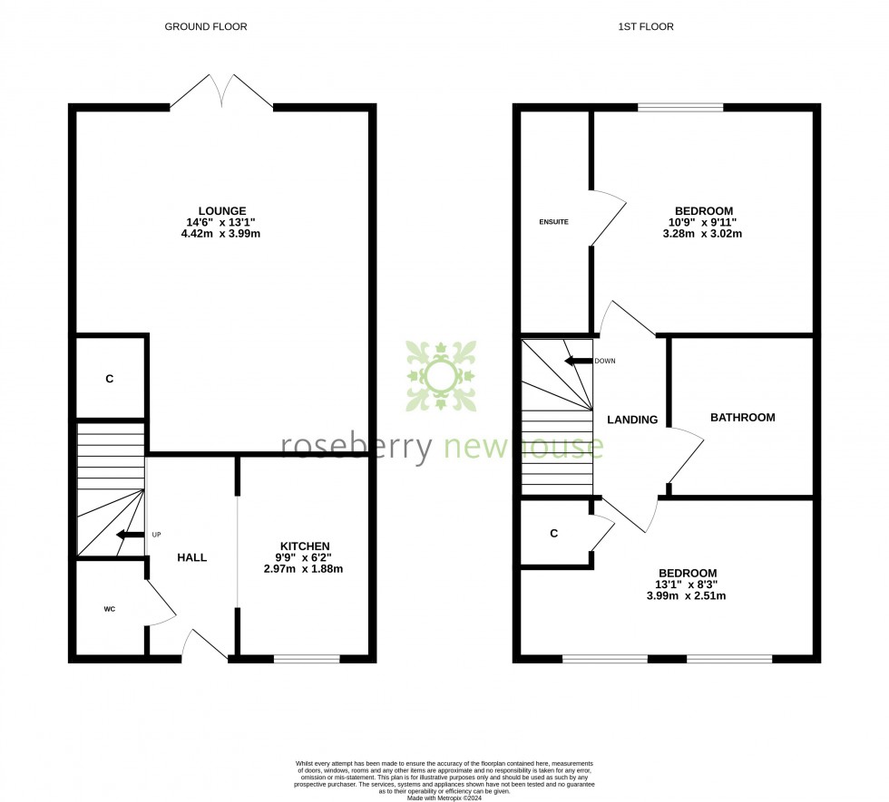 Floorplan for Yarm, Durham