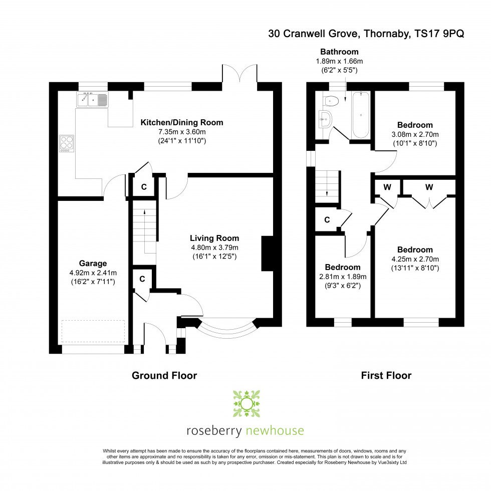 Floorplan for Thornaby