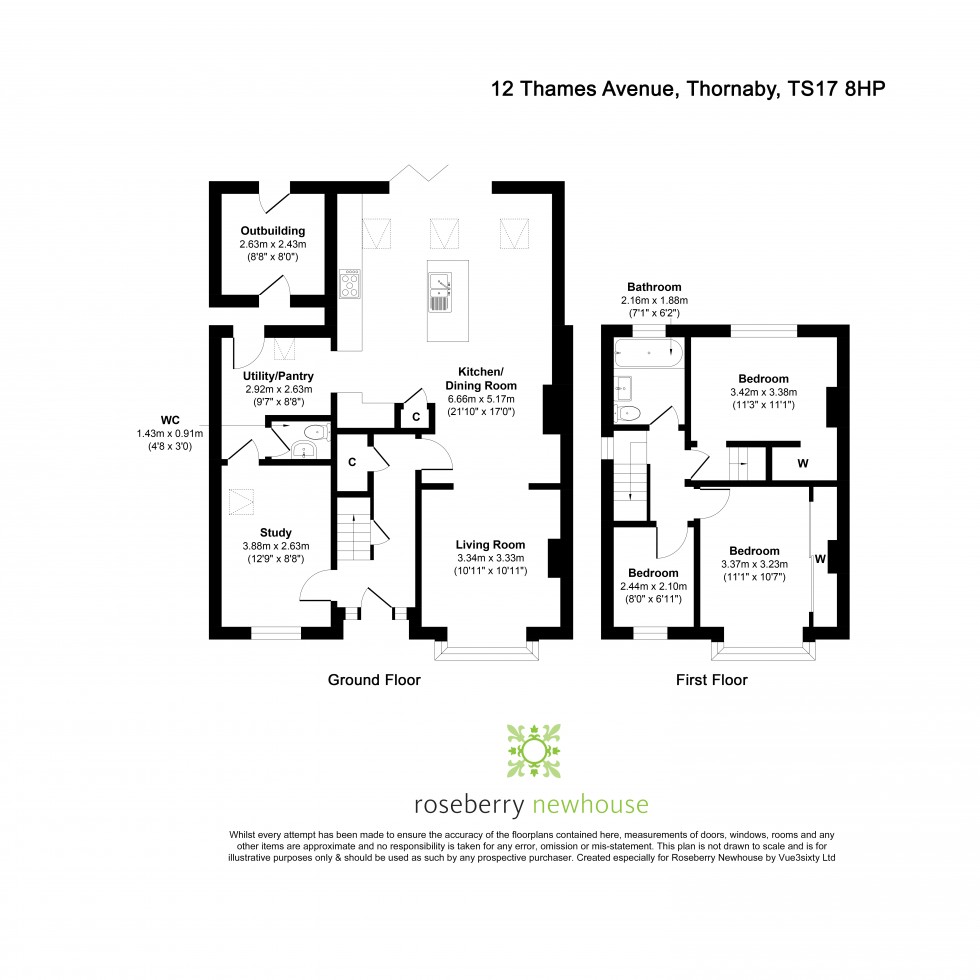 Floorplan for Thornaby, Stockton-on-Tees