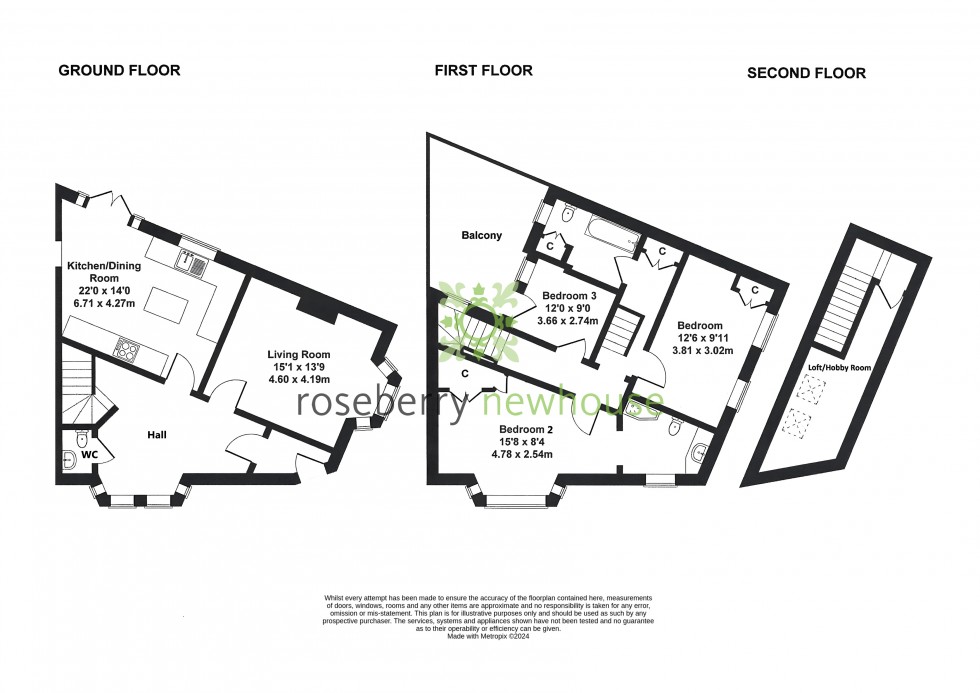 Floorplan for Great Ayton, Middlesbrough, North Yorkshire