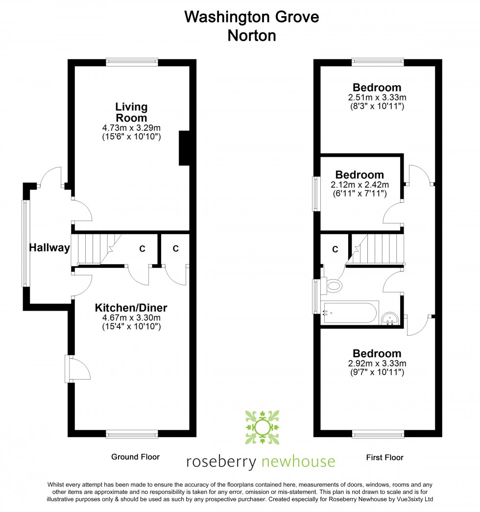 Floorplan for Stockton-on-Tees, Durham