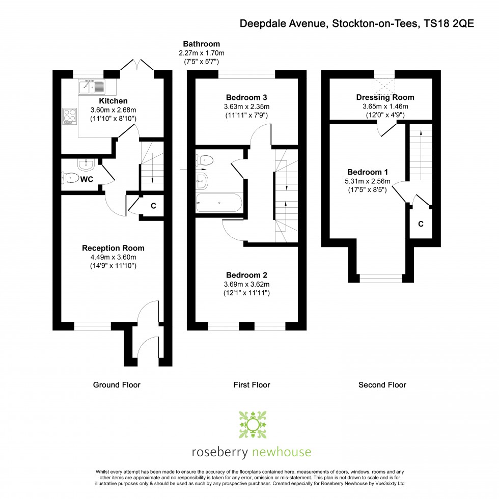 Floorplan for Stockton-on-Tees, Durham