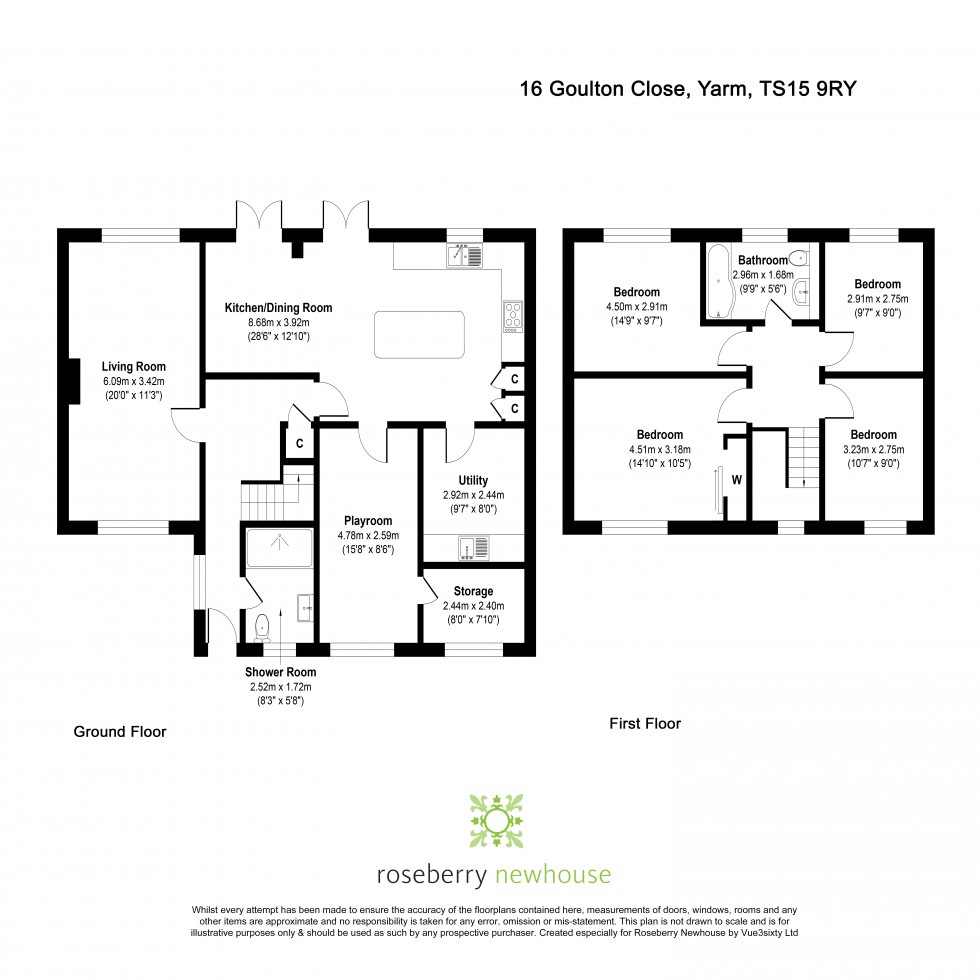 Floorplan for Yarm