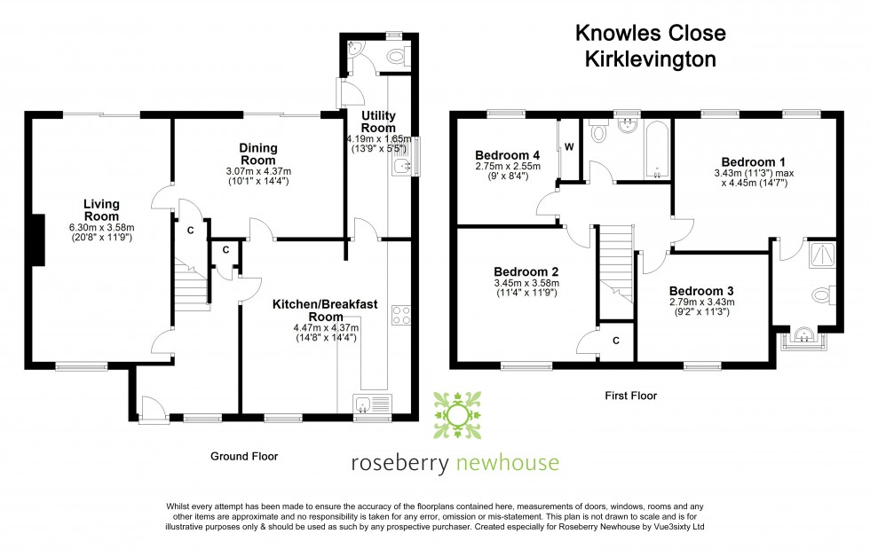 Floorplan for Kirklevington, Yarm