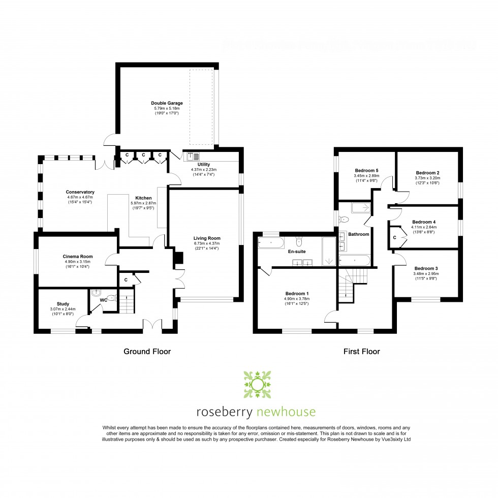 Floorplan for Hilton, Yarm