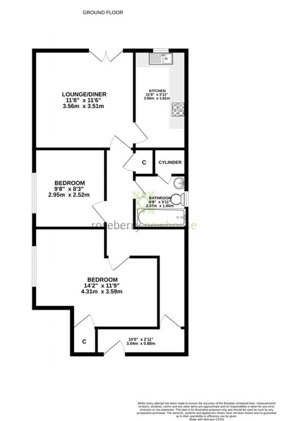 Floorplan for High Street, Yarm